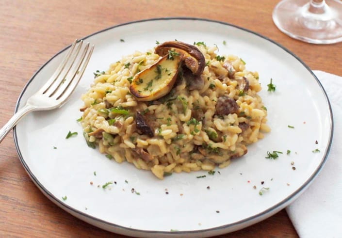 Risotto with Porcini Mushrooms